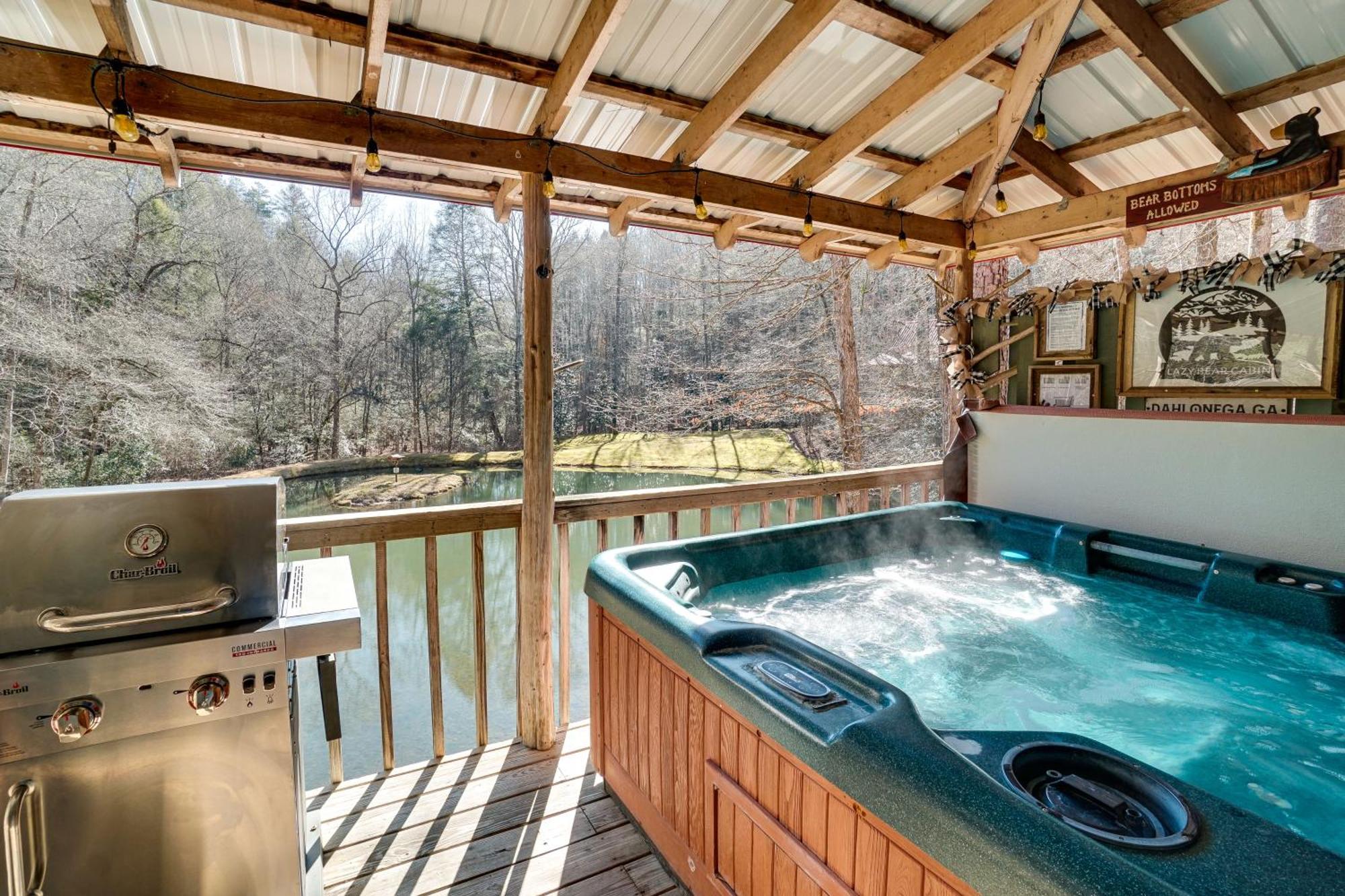 Secluded Family Retreat In Dahlonega With Hot Tub! Villa Eksteriør billede
