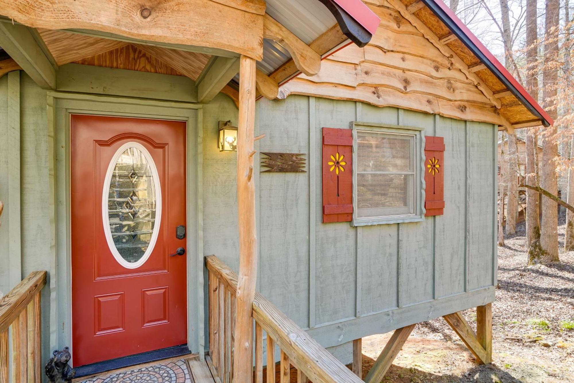 Secluded Family Retreat In Dahlonega With Hot Tub! Villa Eksteriør billede