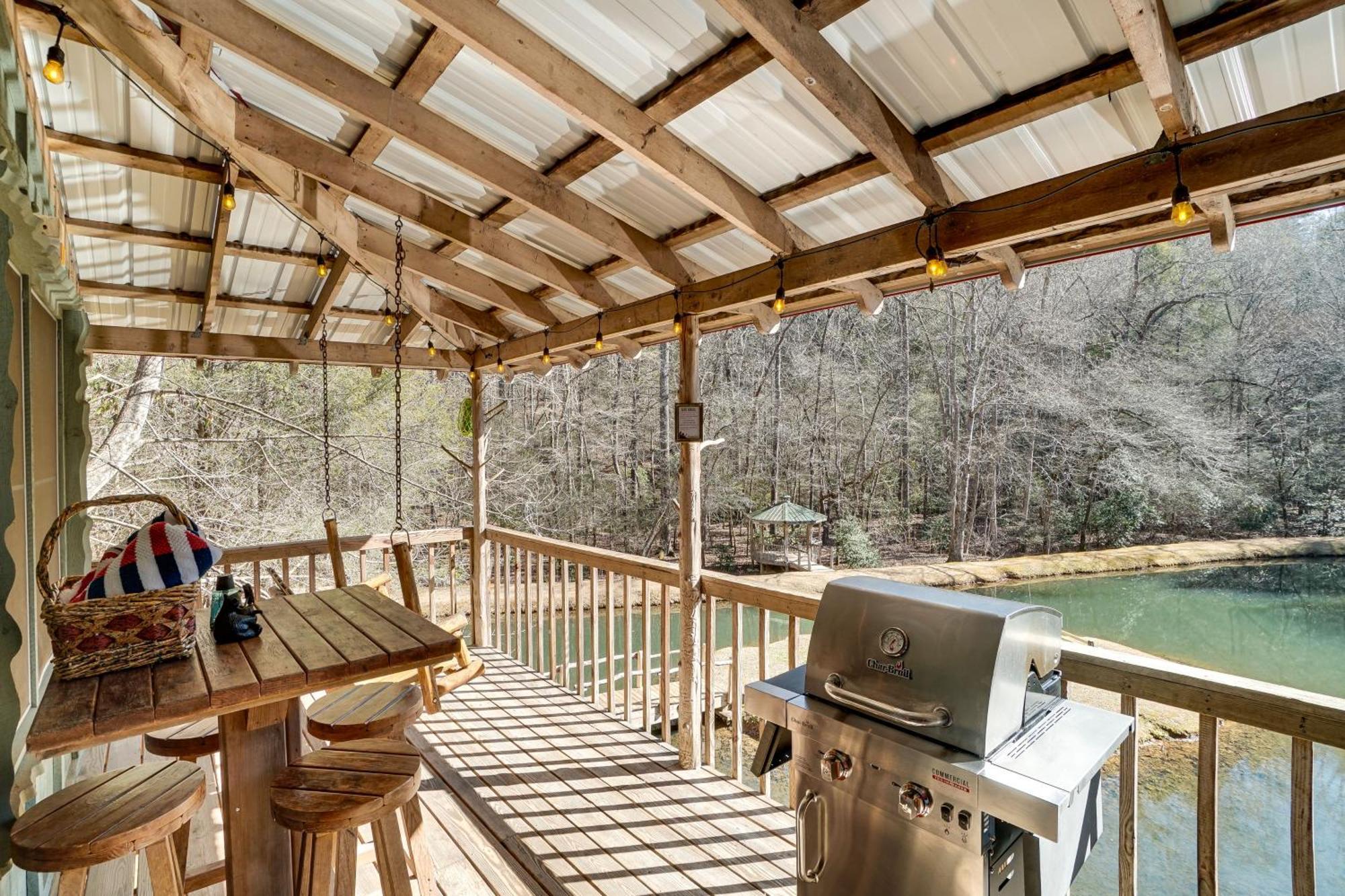 Secluded Family Retreat In Dahlonega With Hot Tub! Villa Eksteriør billede