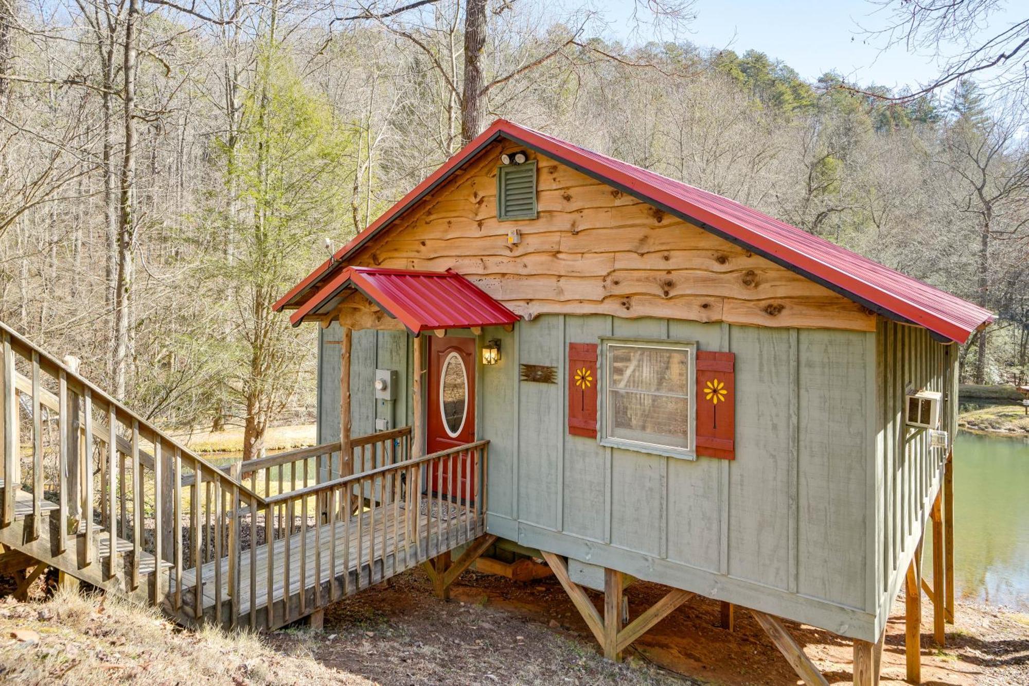 Secluded Family Retreat In Dahlonega With Hot Tub! Villa Eksteriør billede
