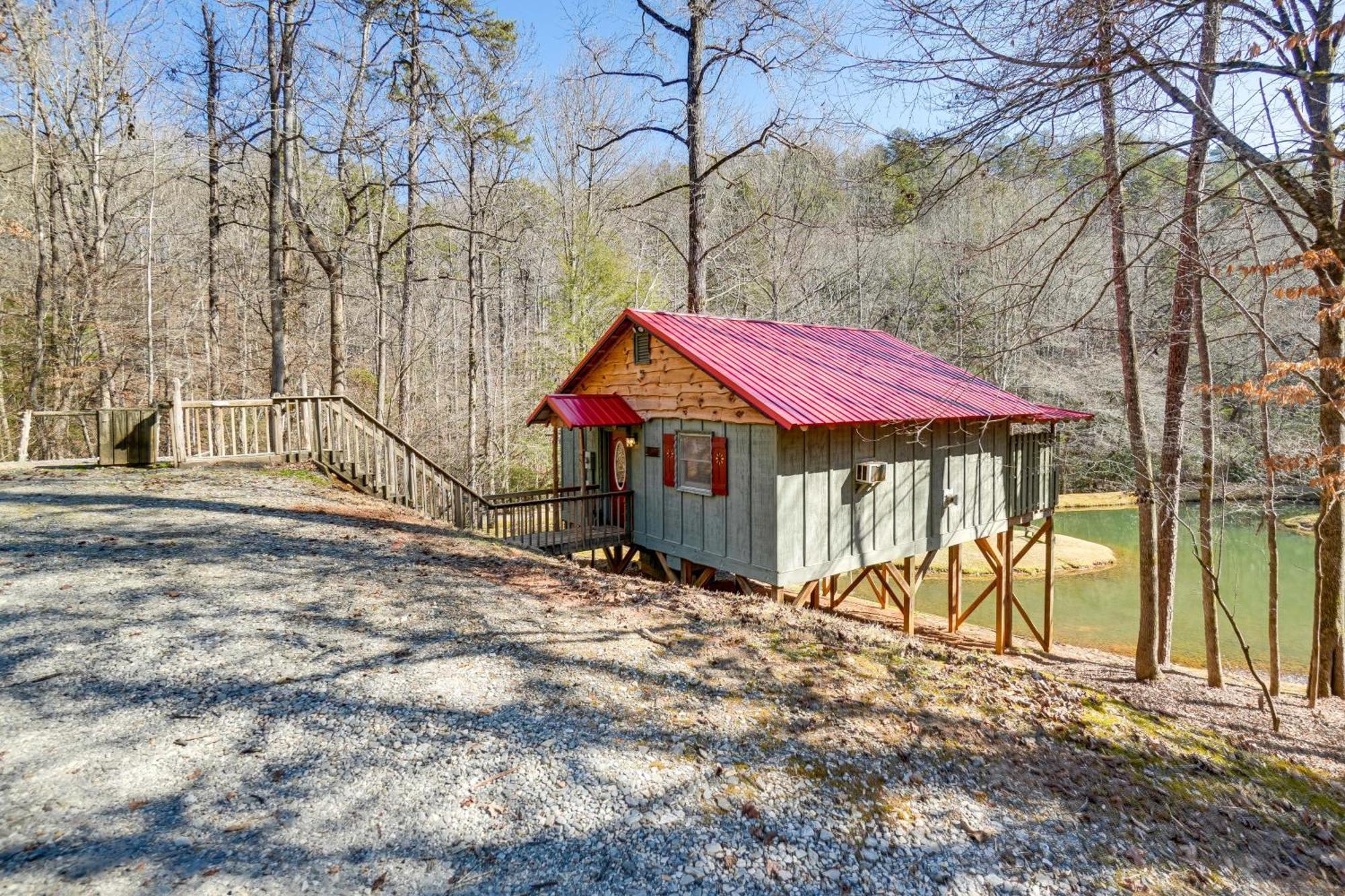 Secluded Family Retreat In Dahlonega With Hot Tub! Villa Eksteriør billede