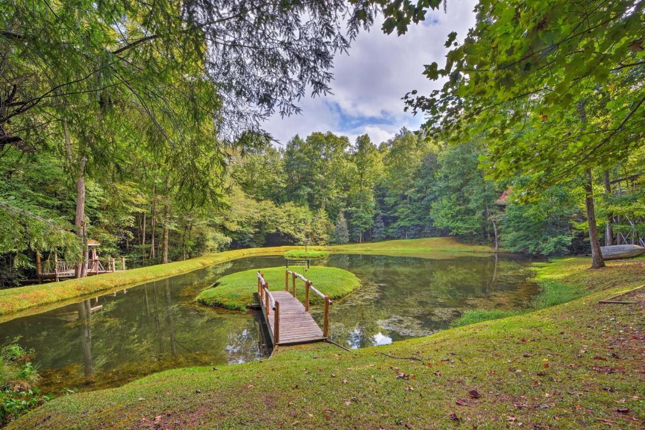 Secluded Family Retreat In Dahlonega With Hot Tub! Villa Eksteriør billede
