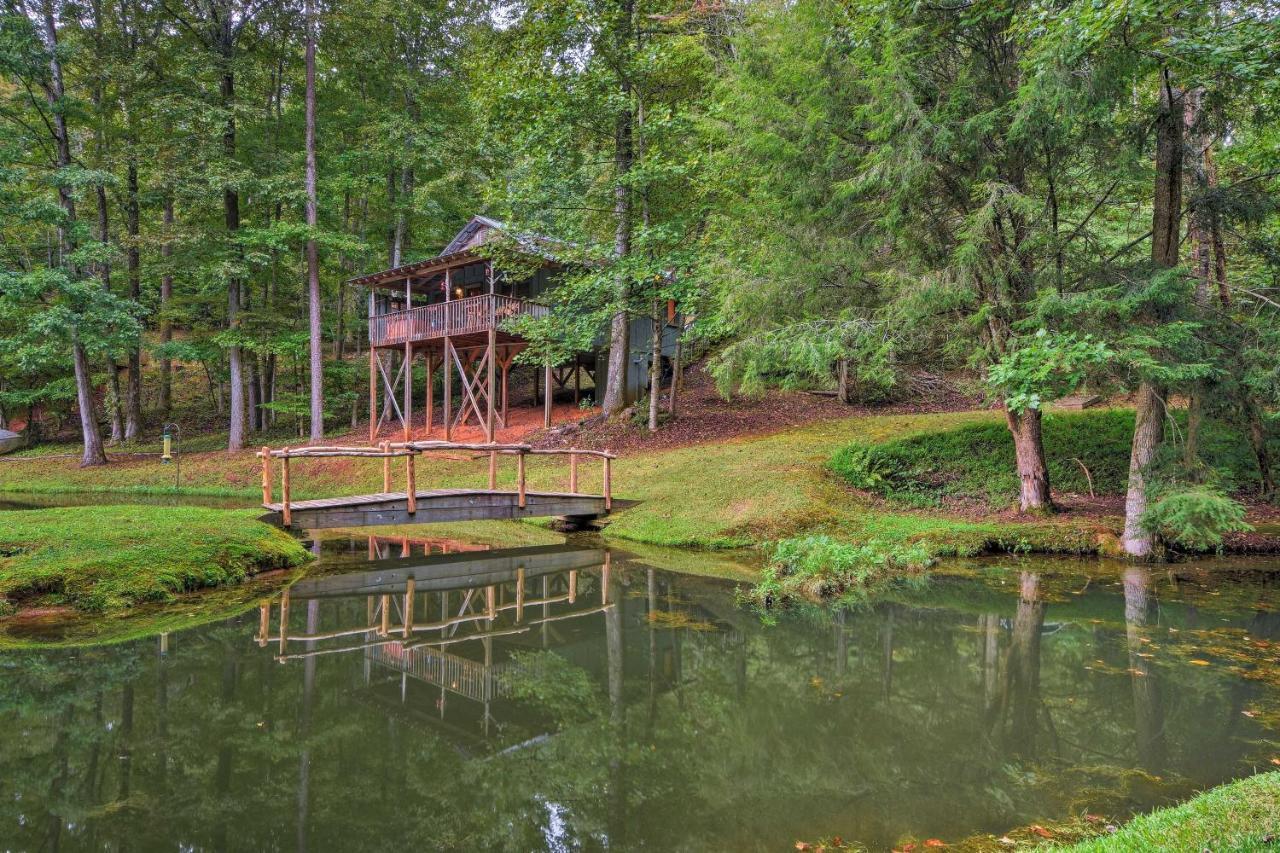 Secluded Family Retreat In Dahlonega With Hot Tub! Villa Eksteriør billede
